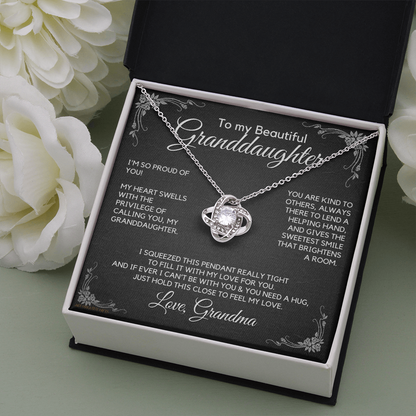 Granddaughter Gifts from Grandma, Gift for Graduation, Birthday, Mother's Day, Anniversary, 14K Necklace, lkeGDFGM28