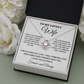 To My Lovely Wife - Forever Love - Necklace wfh-15a