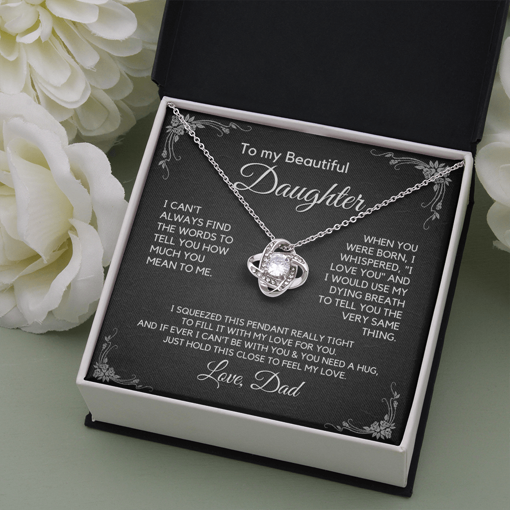 Daughter Gift from Dad, Daughter Graduation Gift, Father Daughter Gift, College Grad Gift, Graduation Present, 14K Necklace, keDFD02