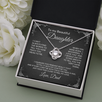 Daughter Gift from Dad, Daughter Graduation Gift, Father Daughter Gift, College Grad Gift, Graduation Present, 14K Necklace, keDFD02