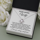 To My Loving Wife - A Smile on Your Face - Necklace wfh-18a