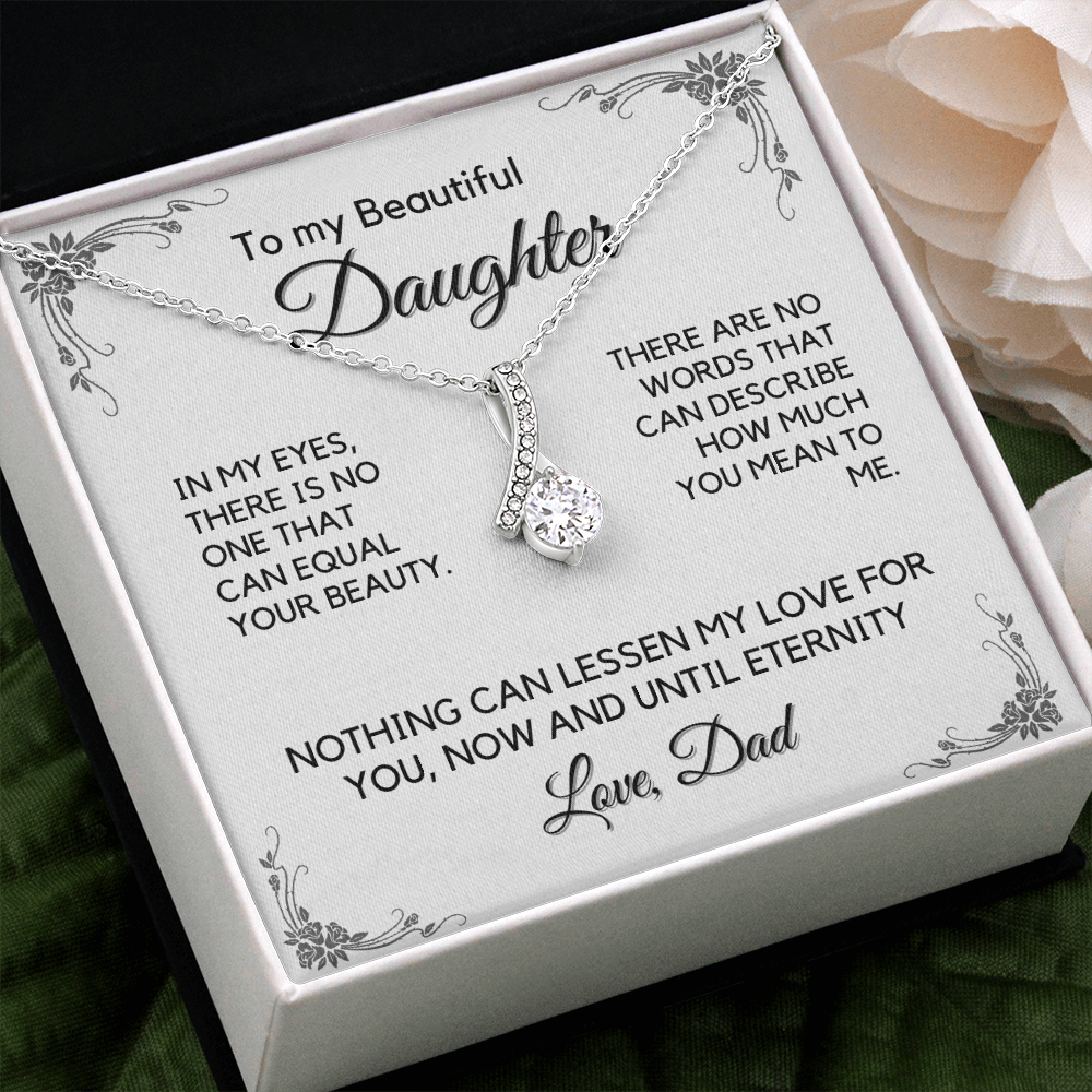 Daughter Gift from Dad, Daughter Graduation Gift, Father Daughter Gift, College Grad Gift, Graduation Present, 14K Necklace, aeDFD03A