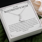 To My Boyfriend's Mom, Boyfriend's Mom Gift, To My Boyfriends Mom Gift, Meaningful Gift, Boyfriends Mom Necklace aeBFM01E
