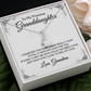 Granddaughter Gift from Grandma, Gift for Graduation, Birthday, Mother's Day, 14K Necklace, abaGDFGM24