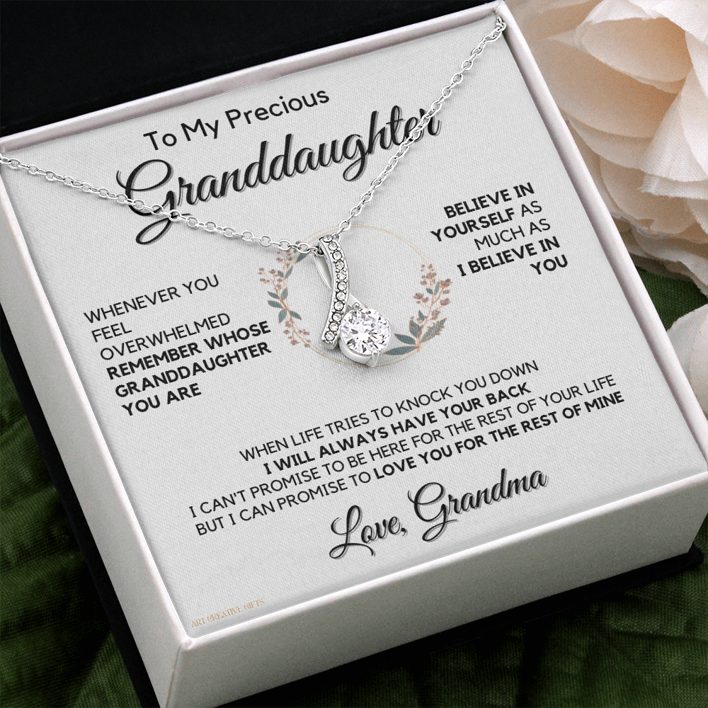 Granddaughter Gift from Grandma, Gift for Graduation, Birthday, Mother's Day, 14K Necklace, abaGDFGM32