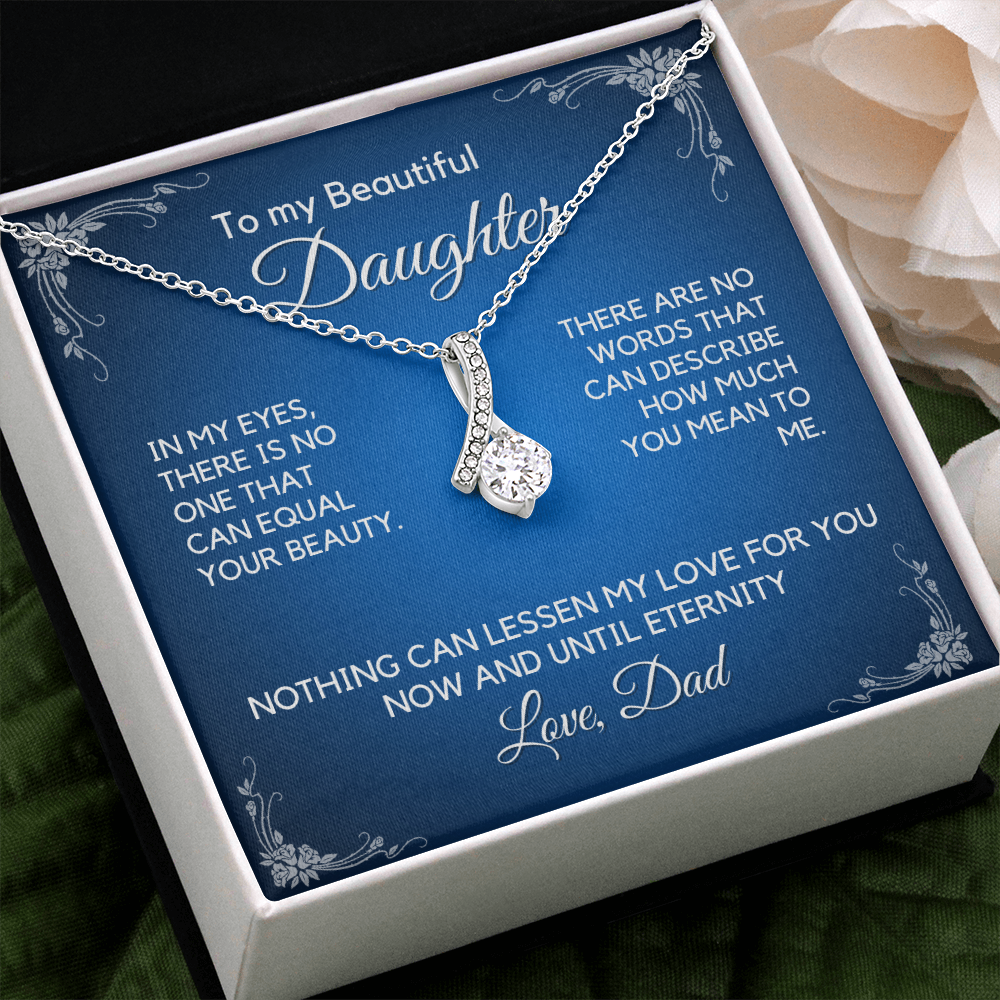 Daughter Gift from Dad, Daughter Graduation Gift, Father Daughter Gift, College Grad Gift, Graduation Present, 14K Necklace aeDFD03C