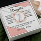 Daughter Gift from Dad, College High School Graduation, Daughter Birthday Jewelry Gift From Dad, aeDFD05C