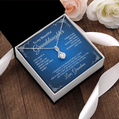 Granddaughter Gift from Grandma, Gift for Graduation, Birthday, Mother's Day, 14K Necklace, abaGDFGM23