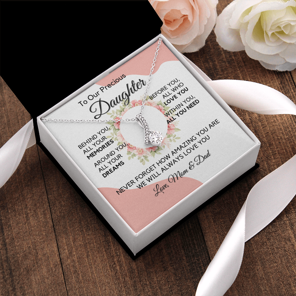 Daughter Gift from Dad, College High School Graduation, Daughter Birthday Jewelry Gift From Dad, aeDFD05C