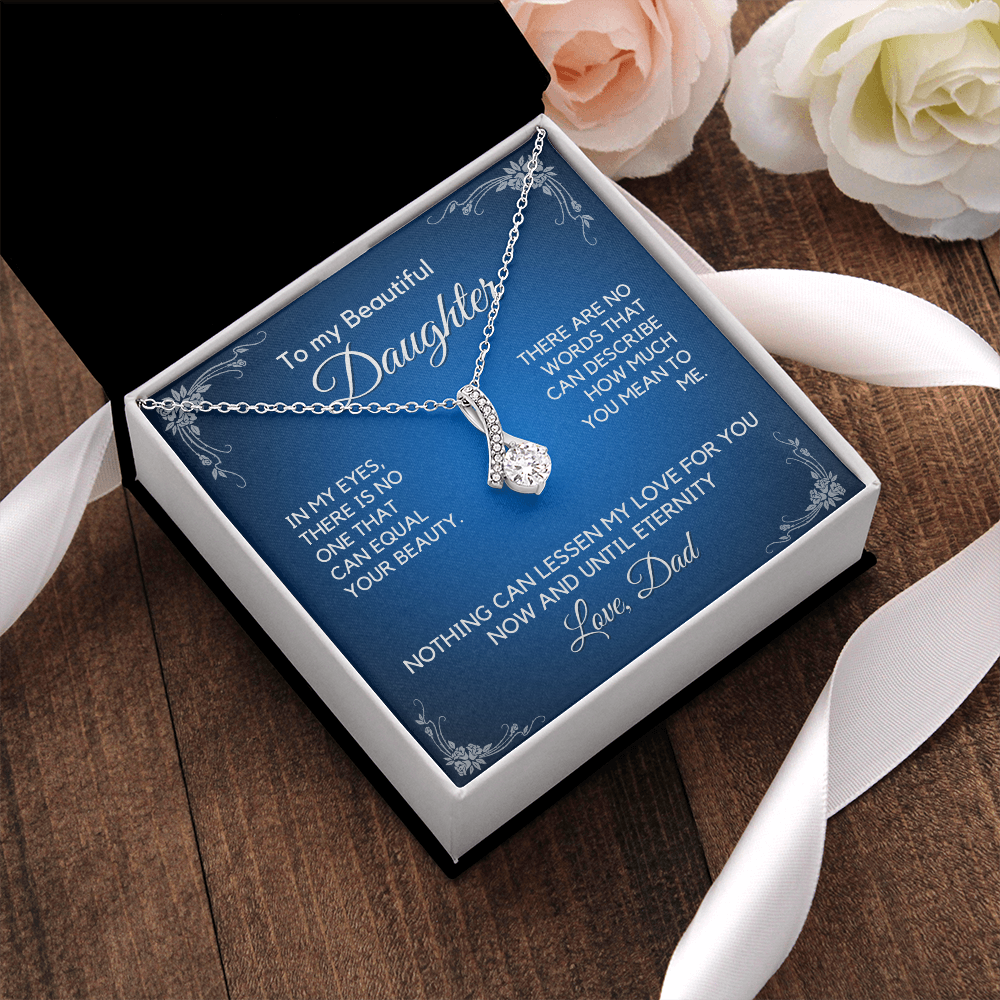 Daughter Gift from Dad, Daughter Graduation Gift, Father Daughter Gift, College Grad Gift, Graduation Present, 14K Necklace aeDFD03C