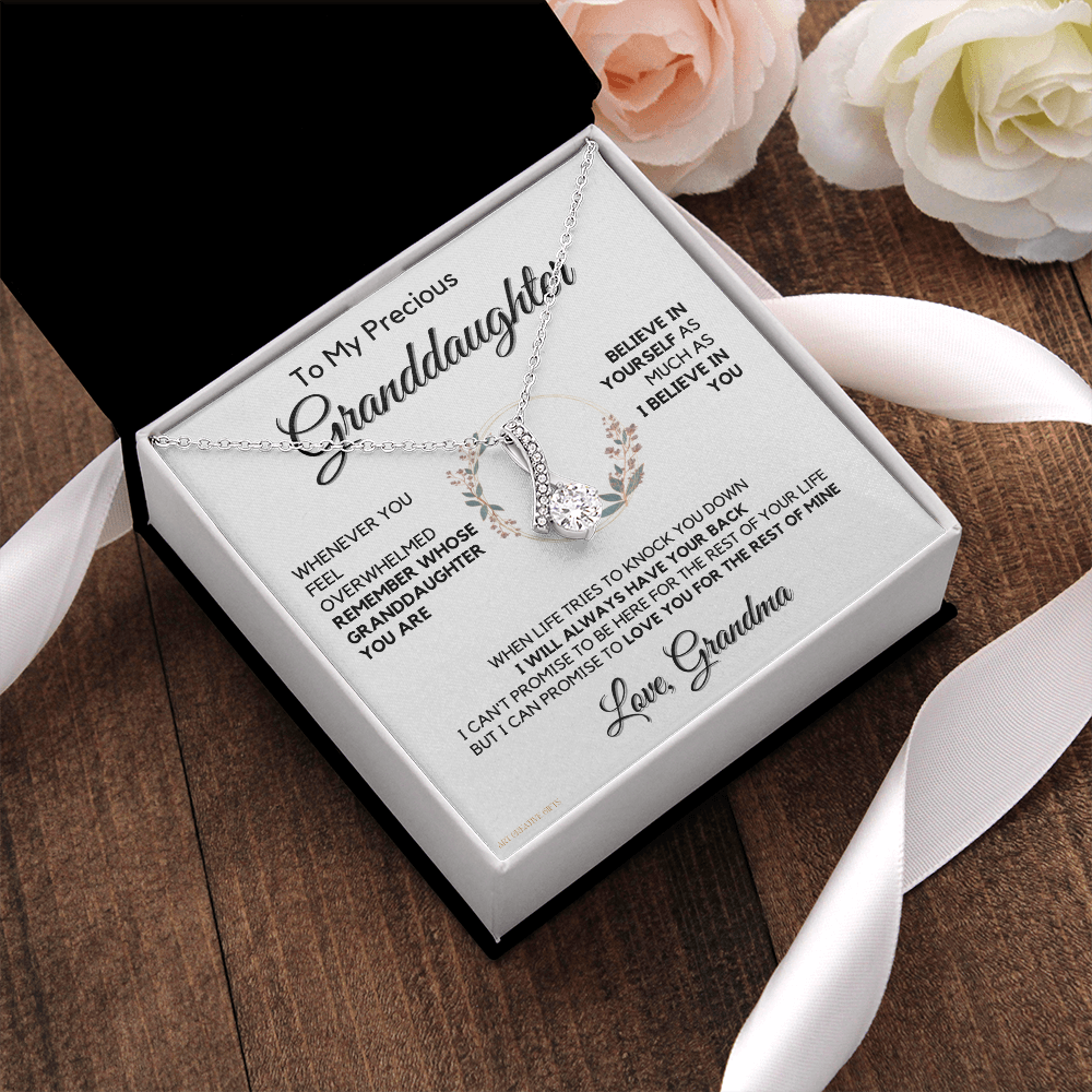Granddaughter Gift from Grandma, Gift for Graduation, Birthday, Mother's Day, 14K Necklace, abaGDFGM32