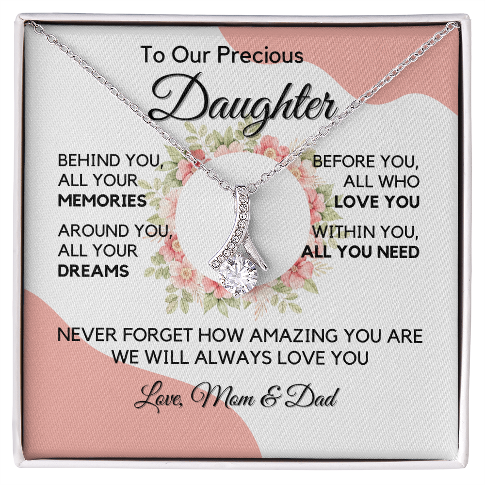 Daughter Gift from Dad, College High School Graduation, Daughter Birthday Jewelry Gift From Dad, aeDFD05C