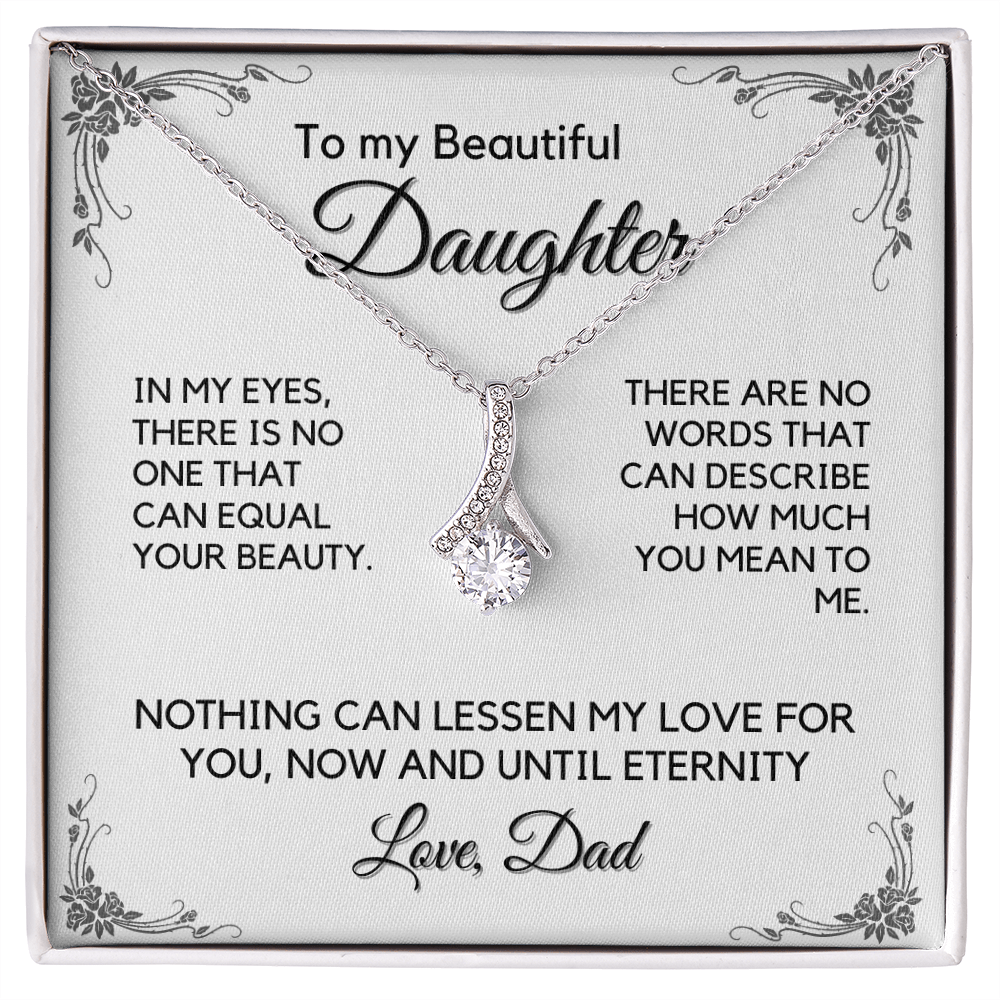 Daughter Gift from Dad, Daughter Graduation Gift, Father Daughter Gift, College Grad Gift, Graduation Present, 14K Necklace, aeDFD03A