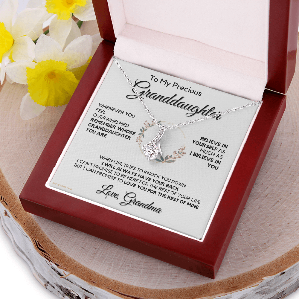 Granddaughter Gift from Grandma, Gift for Graduation, Birthday, Mother's Day, 14K Necklace, abaGDFGM32