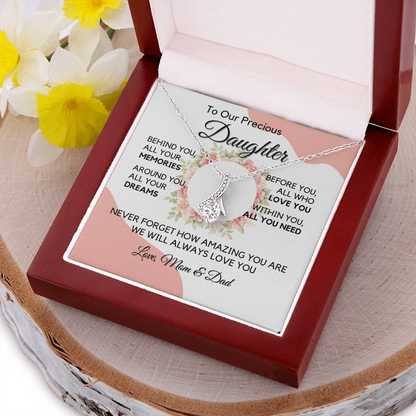 Daughter Gift from Dad, College High School Graduation, Daughter Birthday Jewelry Gift From Dad, aeDFD05C