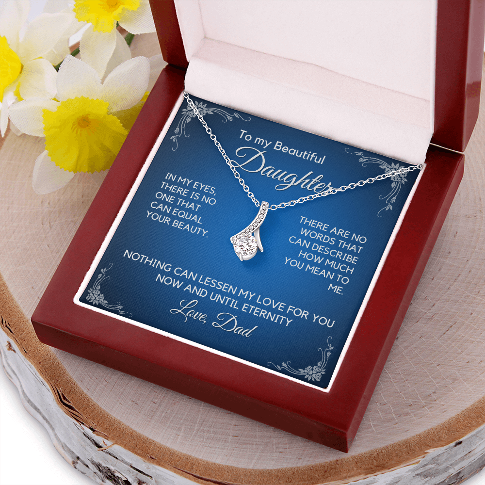 Daughter Gift from Dad, Daughter Graduation Gift, Father Daughter Gift, College Grad Gift, Graduation Present, 14K Necklace aeDFD03C