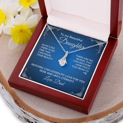 Daughter Gift from Dad, Daughter Graduation Gift, Father Daughter Gift, College Grad Gift, Graduation Present, 14K Necklace aeDFD03C