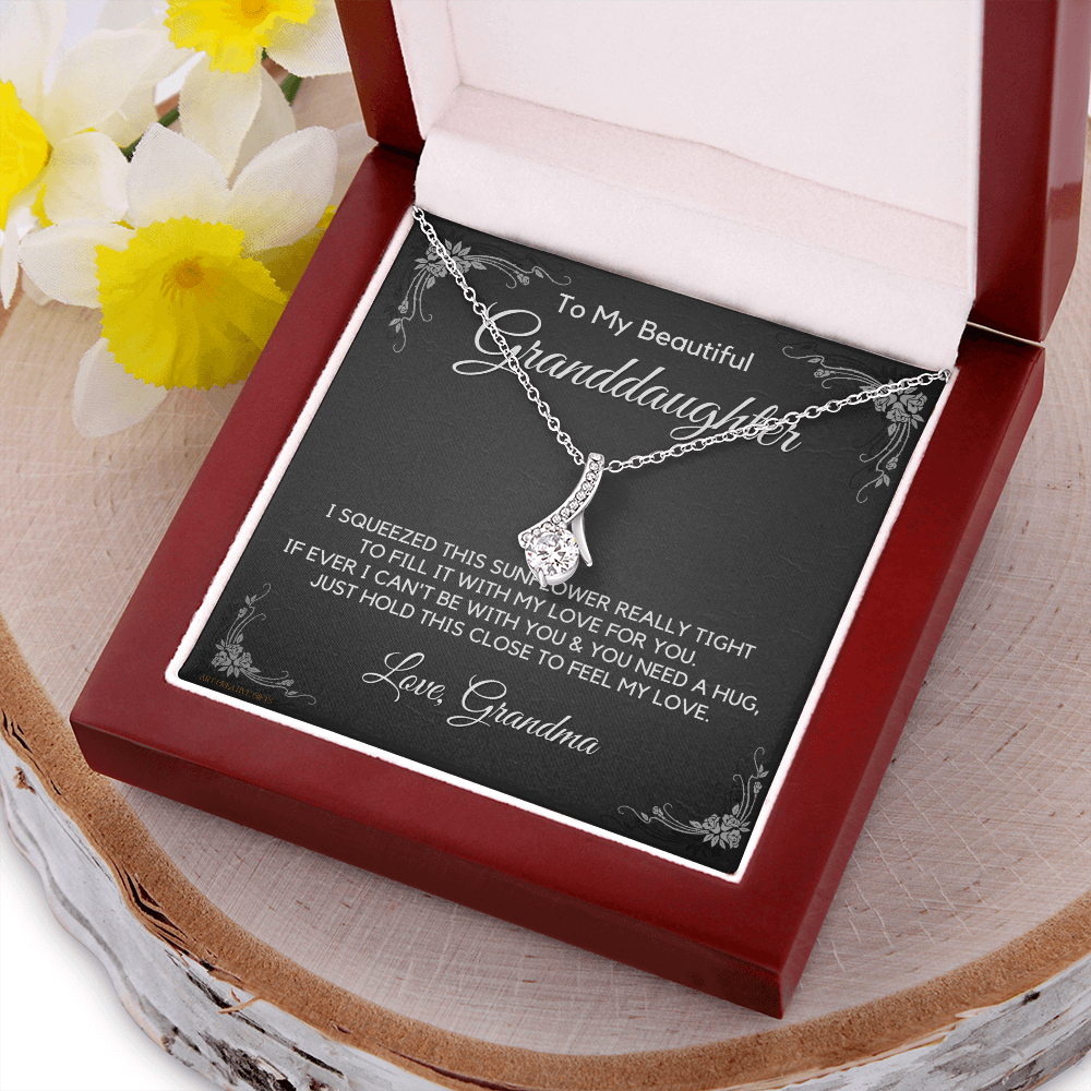 Granddaughter Gift from Grandma, Gift for Graduation, Birthday, Mother's Day, 14K Necklace, abaGDFGM25