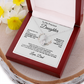 To My Precious Daughter Gift from Dad, Daughter Graduation Gift, Father Daughter Gift, College Grad Gift, Graduation Present, 14K Necklace aeDFD08A