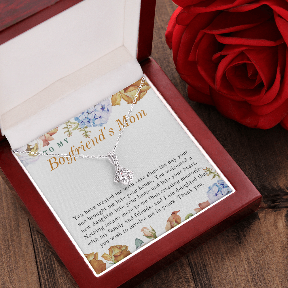 Gift for Boyfriend's Mom, Boyfriend's Mom Gift, To My Boyfriends Mom Gift, Meaningful Gift, Boyfriends Mom Necklace BFM01G
