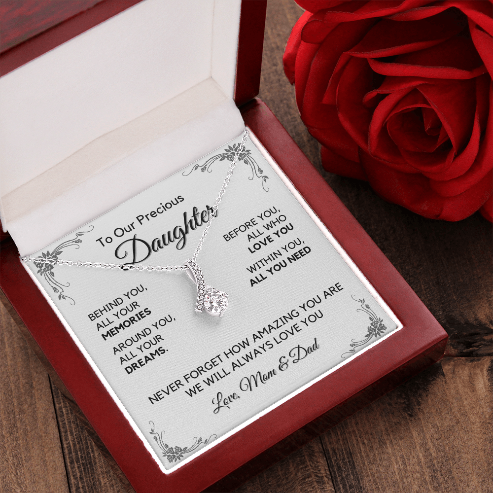 Daughter Gift from Dad, College High School Graduation, Daughter Birthday Jewelry Gift From Dad, aeDFD05A