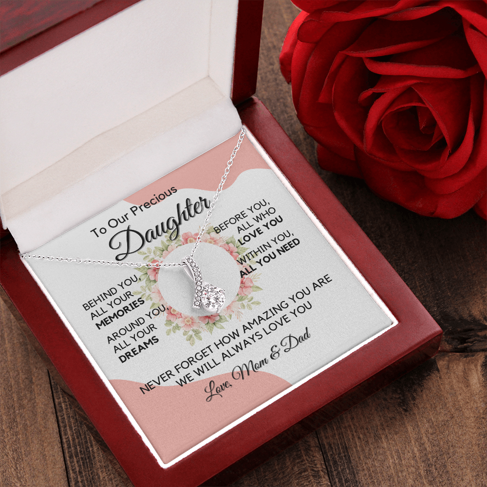 Daughter Gift from Dad, College High School Graduation, Daughter Birthday Jewelry Gift From Dad, aeDFD05C