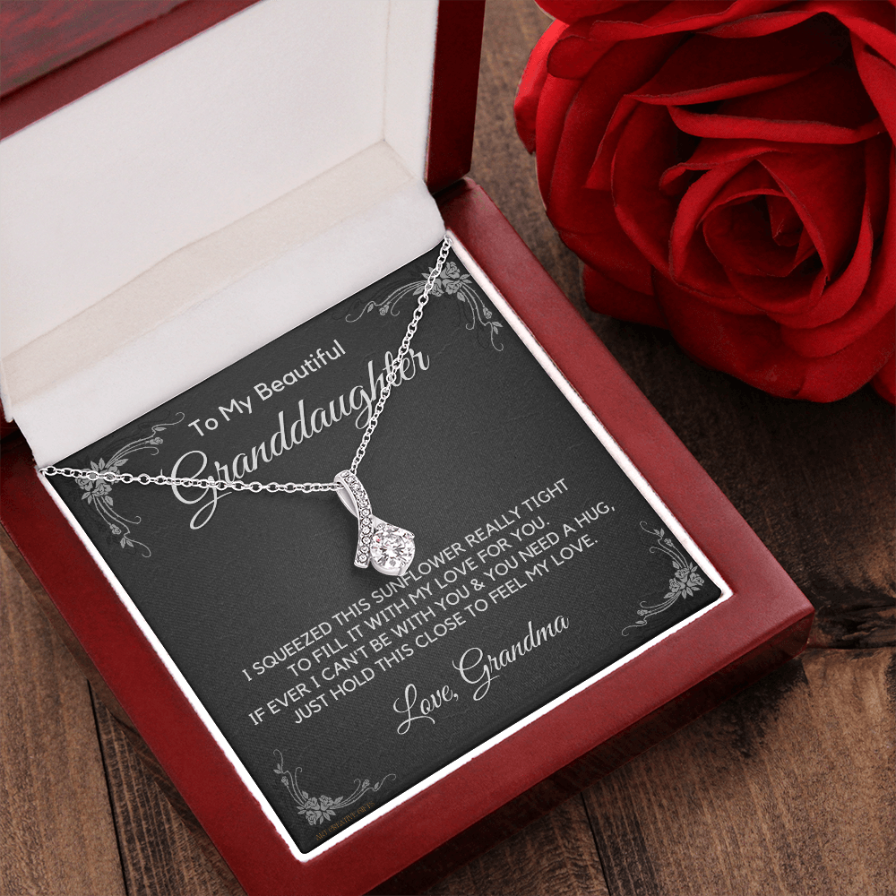 Granddaughter Gift from Grandma, Gift for Graduation, Birthday, Mother's Day, 14K Necklace, abaGDFGM25