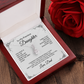 Daughter Gift from Dad, College High School Graduation, Daughter Birthday Jewelry Gift From Dad, aeDFD01