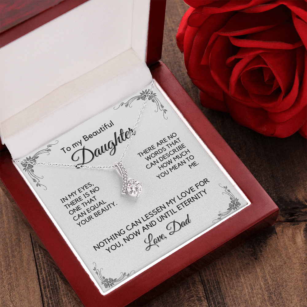 Daughter Gift from Dad, Daughter Graduation Gift, Father Daughter Gift, College Grad Gift, Graduation Present, 14K Necklace, aeDFD03A