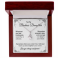 Daughter Gift from Dad, College High School Graduation, Daughter Birthday Jewelry Gift From Dad, aeDFD06A