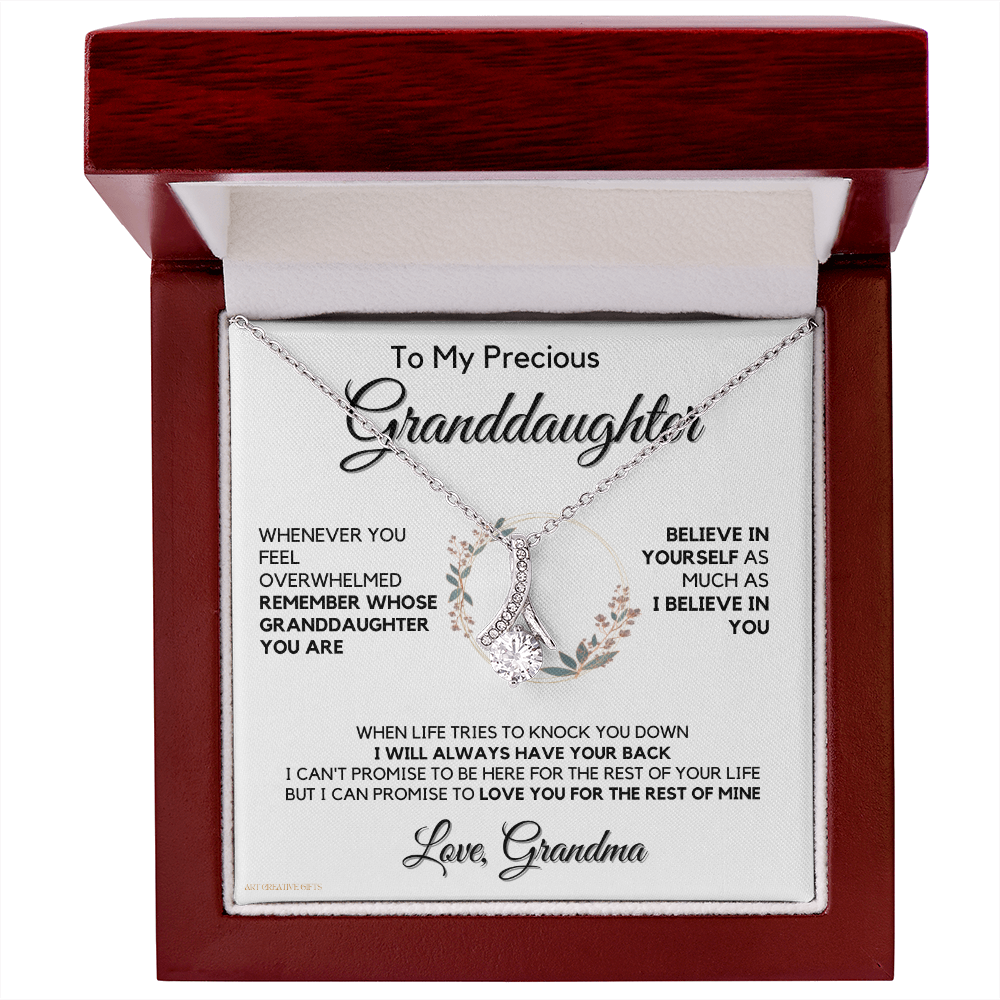 Granddaughter Gift from Grandma, Gift for Graduation, Birthday, Mother's Day, 14K Necklace, abaGDFGM32