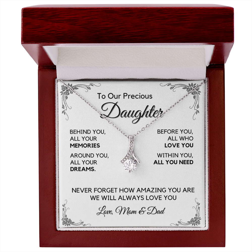 Daughter Gift from Dad, College High School Graduation, Daughter Birthday Jewelry Gift From Dad, aeDFD05A