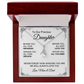 Daughter Gift from Dad, College High School Graduation, Daughter Birthday Jewelry Gift From Dad, aeDFD05A
