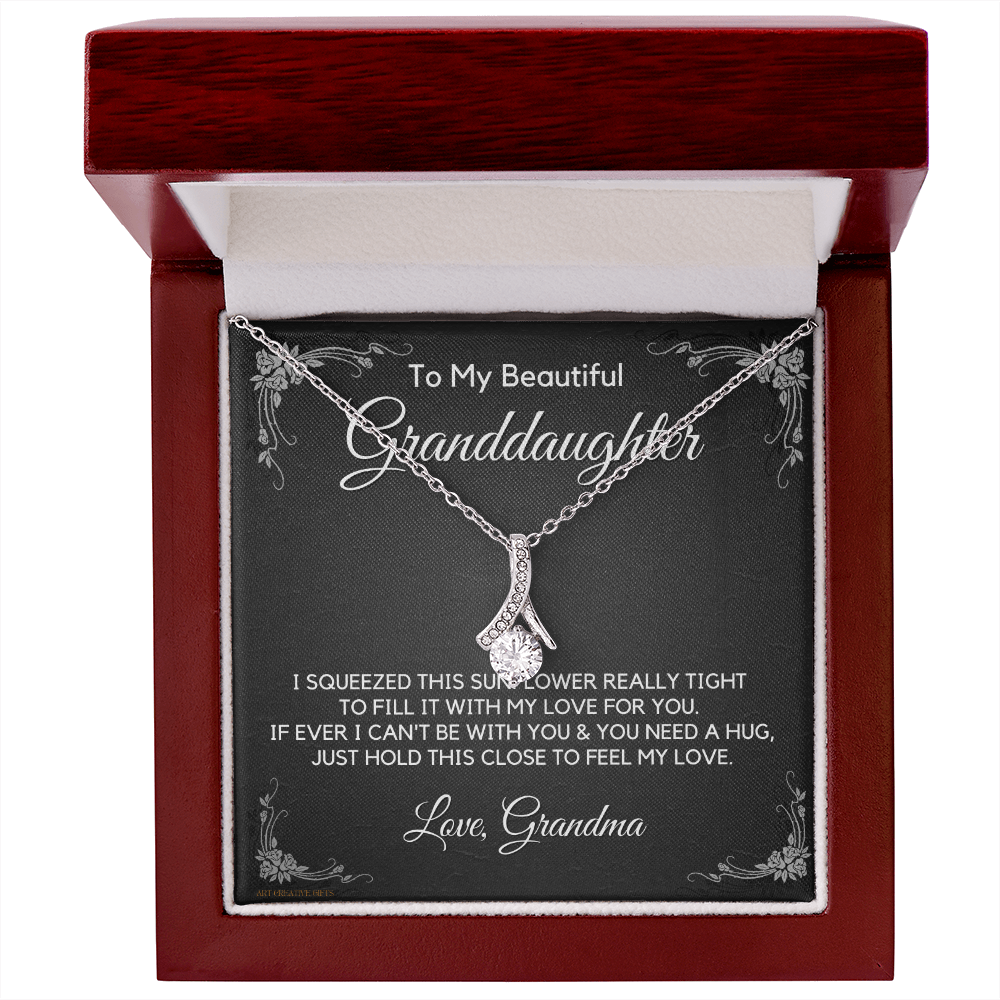 Granddaughter Gift from Grandma, Gift for Graduation, Birthday, Mother's Day, 14K Necklace, abaGDFGM25