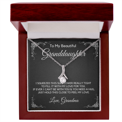 Granddaughter Gift from Grandma, Gift for Graduation, Birthday, Mother's Day, 14K Necklace, abaGDFGM25