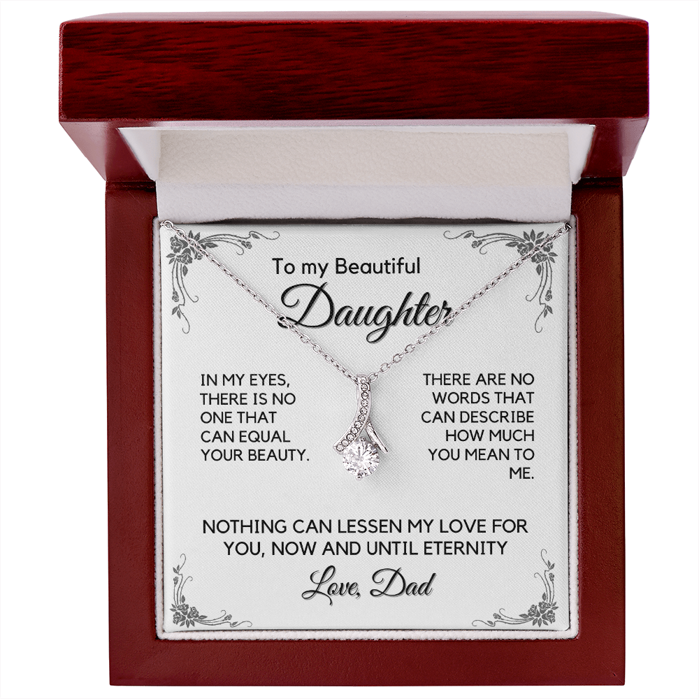 Daughter Gift from Dad, Daughter Graduation Gift, Father Daughter Gift, College Grad Gift, Graduation Present, 14K Necklace, aeDFD03A