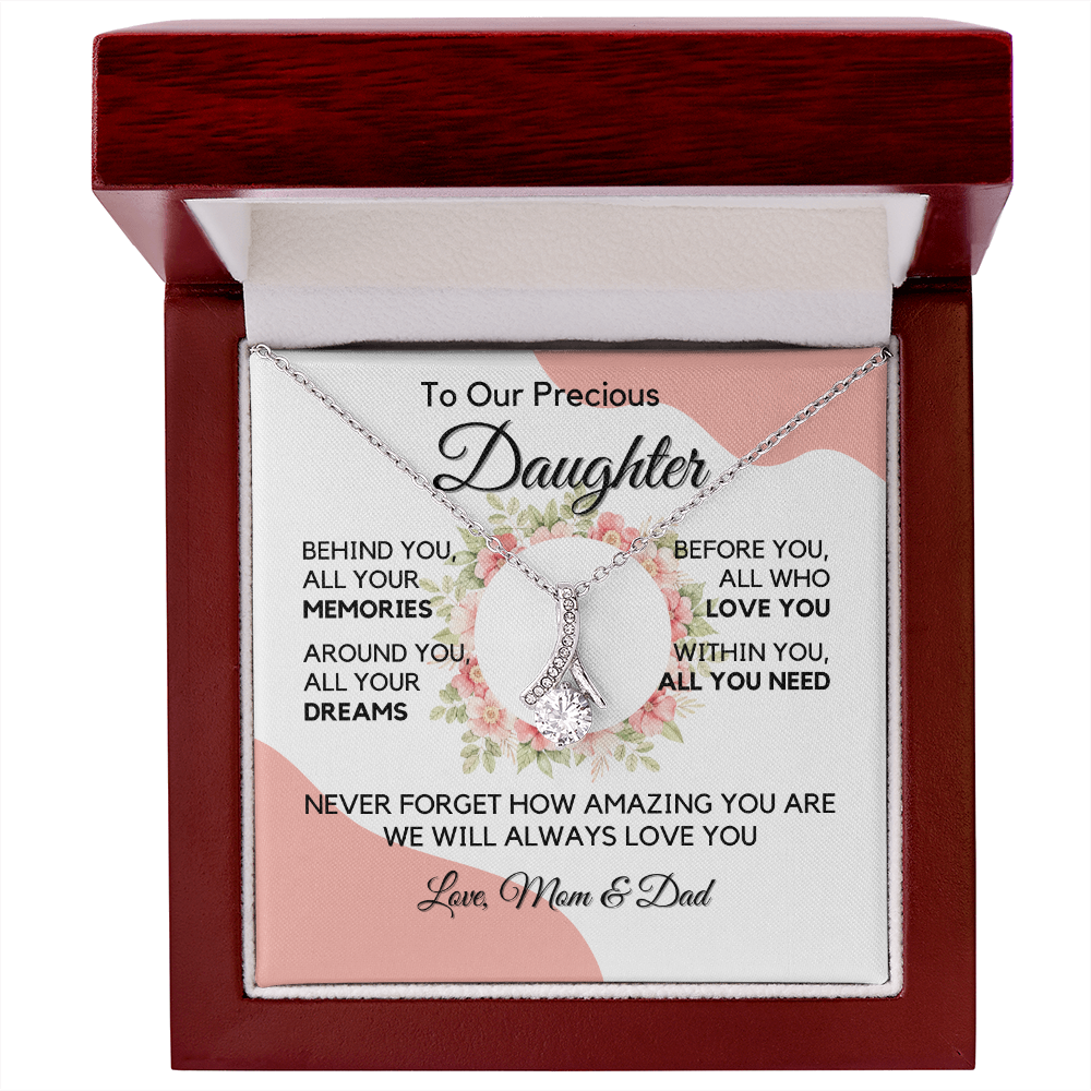 Daughter Gift from Dad, College High School Graduation, Daughter Birthday Jewelry Gift From Dad, aeDFD05C