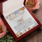 Niece Gift, To My Badass Niece Necklace, Niece Gift From Aunt Birthday Graduation Gift iheNFA23