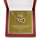 Wife My Darling Interlocking Heart - Necklace