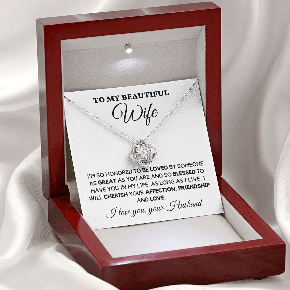 Wife from Husband - Love and Friendship Necklace -wfh-17b