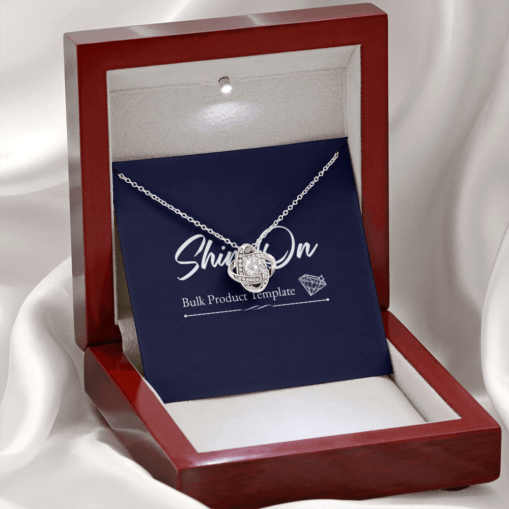 Z-Etsy - Love Knot Necklace
