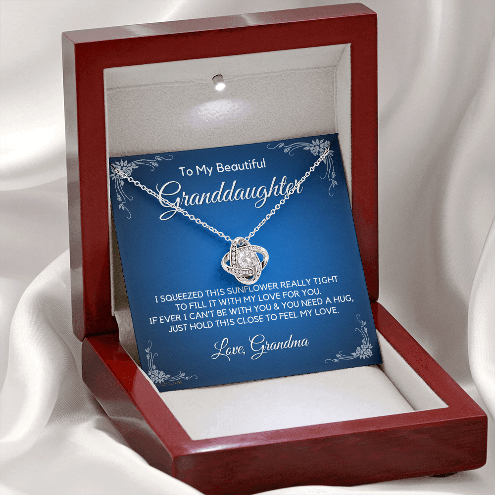 Granddaughter Gifts from Grandma, Gift for Graduation, Birthday, Mother's Day, Anniversary, 14K Necklace, lkeGDFGM26