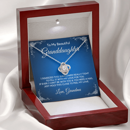 Granddaughter Gifts from Grandma, Gift for Graduation, Birthday, Mother's Day, Anniversary, 14K Necklace, lkeGDFGM26