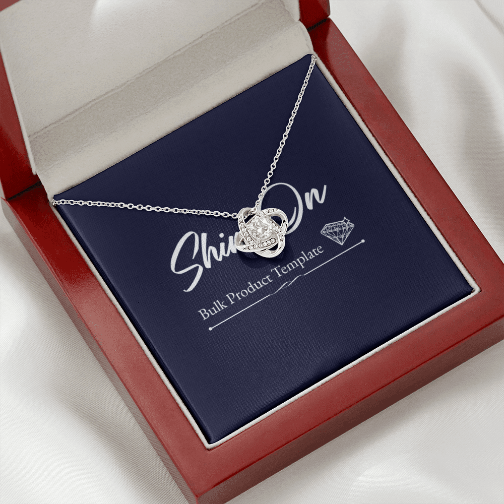 Z-Etsy - Love Knot Necklace