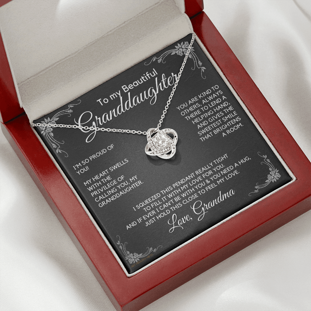 Granddaughter Gifts from Grandma, Gift for Graduation, Birthday, Mother's Day, Anniversary, 14K Necklace, lkeGDFGM28