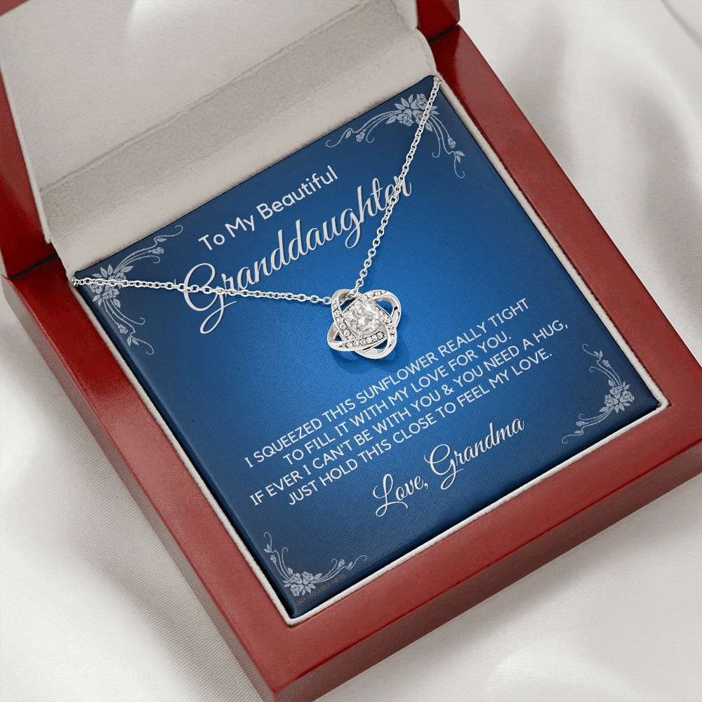 Granddaughter Gifts from Grandma, Gift for Graduation, Birthday, Mother's Day, Anniversary, 14K Necklace, lkeGDFGM26