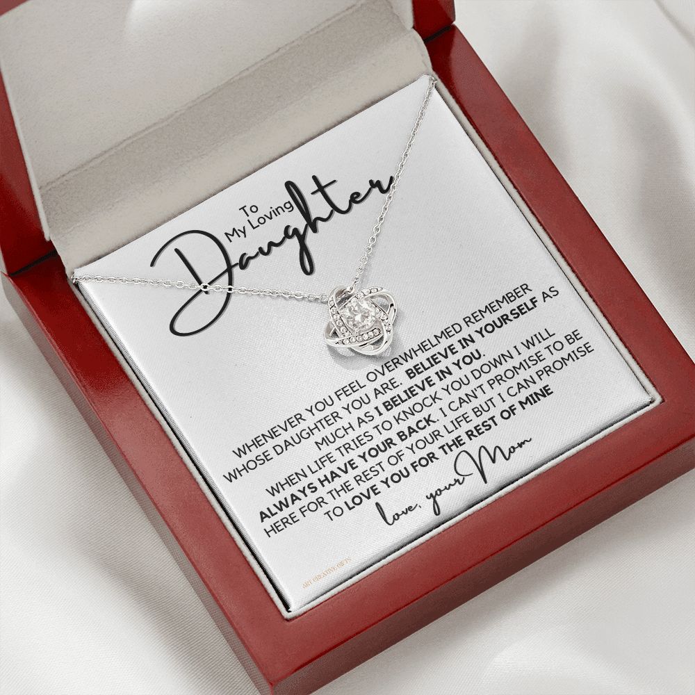 To My Daughter, Gift from Mom, Birthday, Graduation, Holidays FBDFGEN17-LKZ