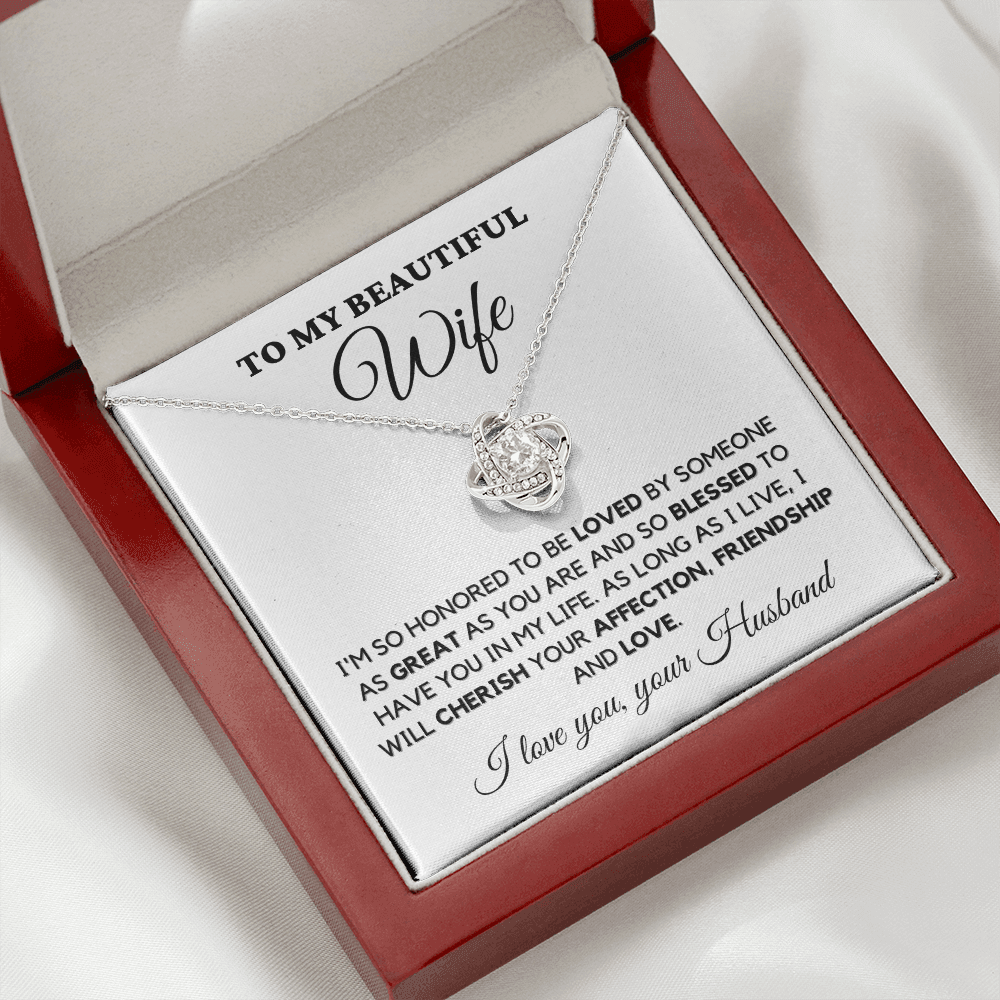 Wife from Husband - Love and Friendship Necklace -wfh-17b