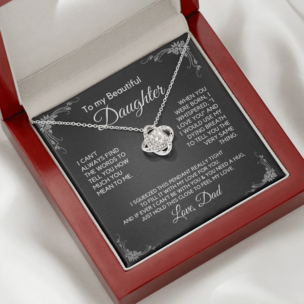 Daughter Gift from Dad, Daughter Graduation Gift, Father Daughter Gift, College Grad Gift, Graduation Present, 14K Necklace, keDFD02