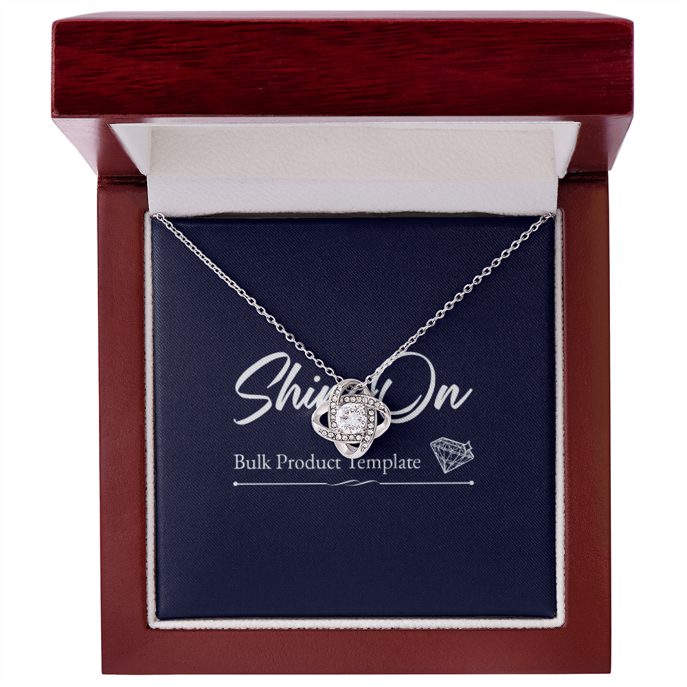 Z-Etsy - Love Knot Necklace
